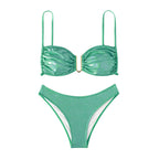 Damen Glitzernder Bikini mit verstellbaren Trägern R&B