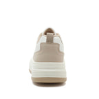 Damen sportliche Plateau-Sneaker mit atmungsaktivem Mesh-Obermaterial und dämpfender Sohle R&B