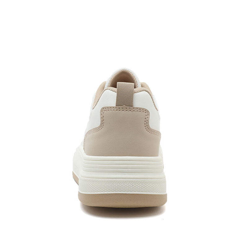 Damen sportliche Plateau-Sneaker mit atmungsaktivem Mesh-Obermaterial und dämpfender Sohle R&B