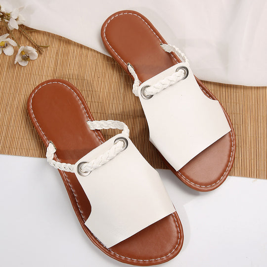 Damen Riemchensandalen mit elegantem Metall-Design und bequemer Innensohle R&B