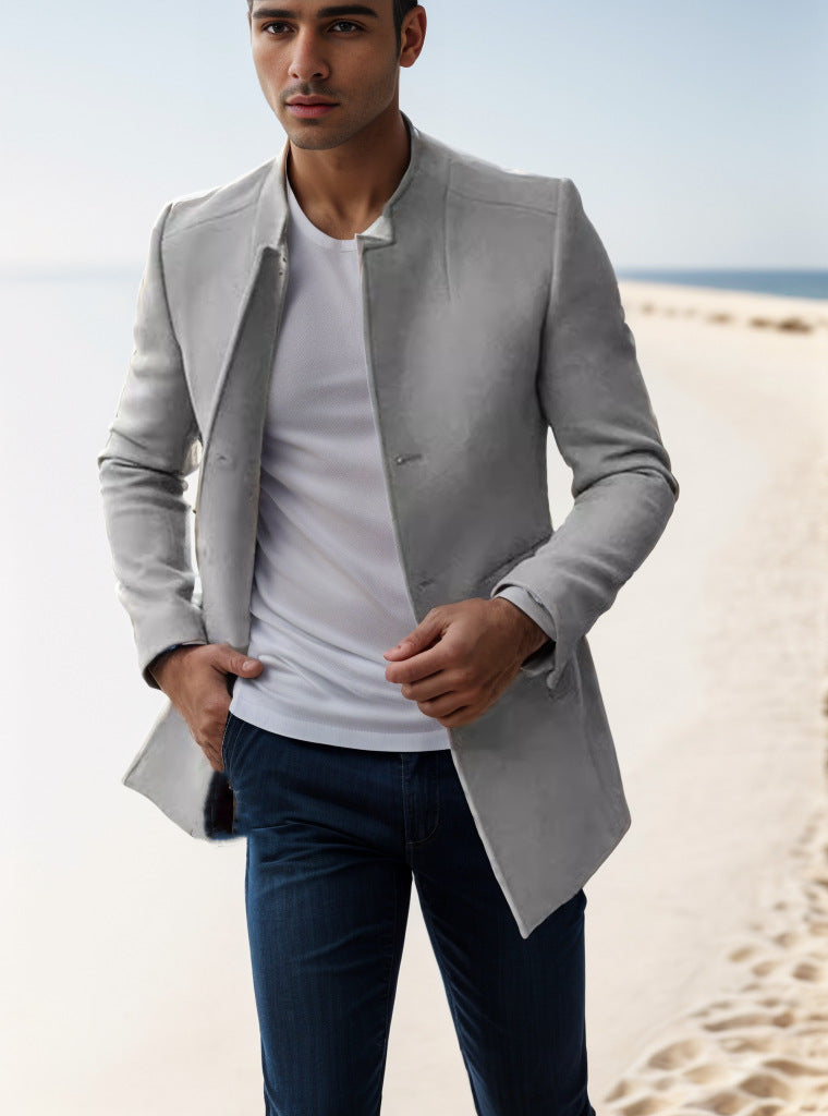 Herren modischer Steppblazer R&B