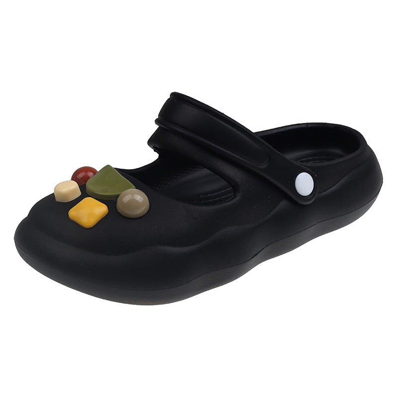 Damen Verspielt und bequeme Sandalen mit verstellbarem Riemen R&B