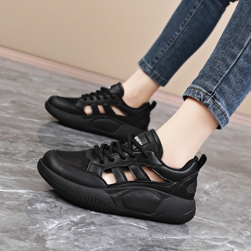 Damen Sportliche Sneakers mit atmungsaktiver Mesh-Oberfläche und dämpfender Sohle R&B