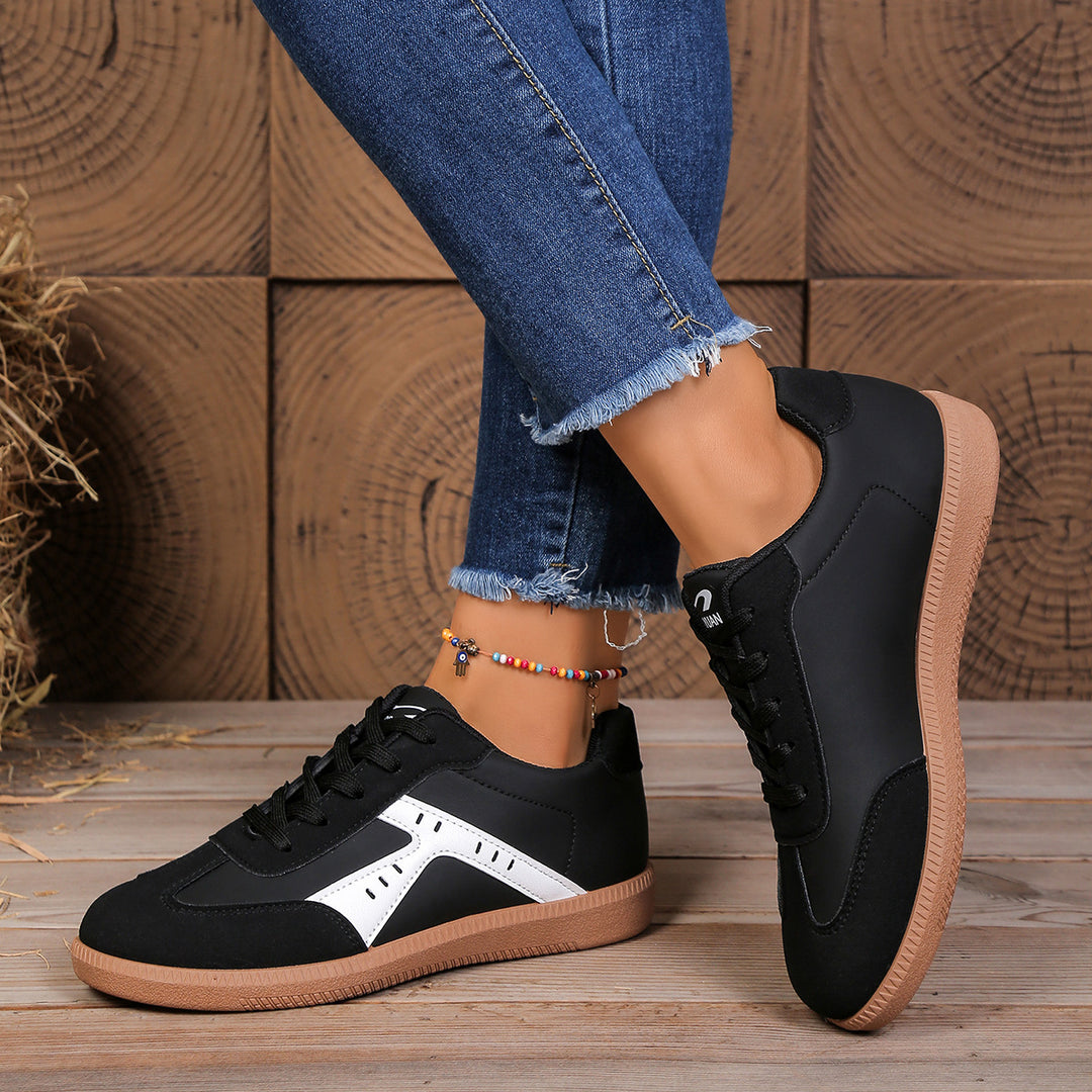 Damen Freizeitschuhe mit modernem Textil-Obermaterial und rutschfester Gummisohle R&B