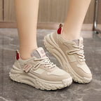 Damen Sportliche Retro-Laufschuhe mit dämpfender Sohle und atmungsaktiver Oberfläche R&B