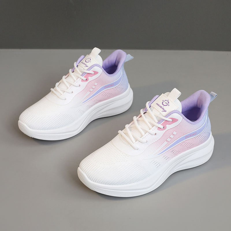 Damen Komfortable Lauf-Sneaker mit atmungsaktivem Mesh-Obermaterial und flexiblem Design R&B