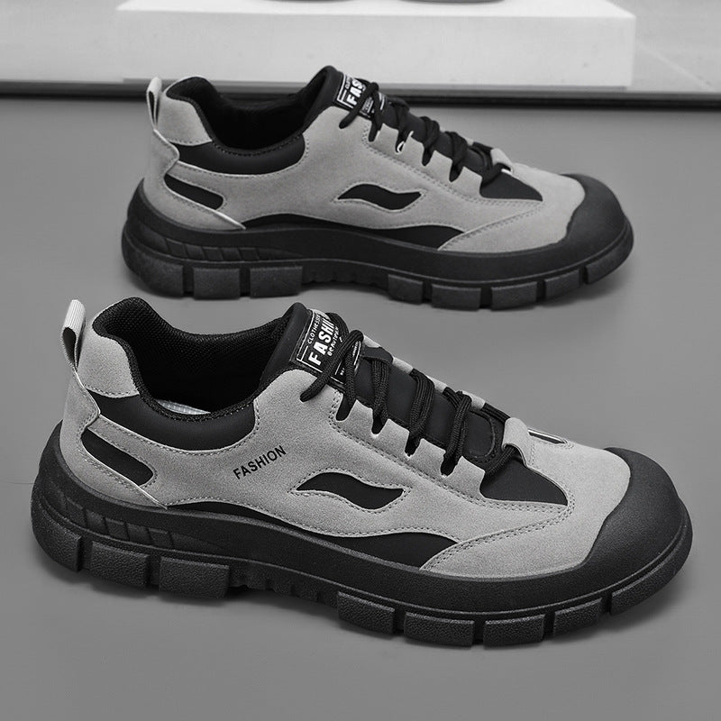 Damen Sportliche Sneakers mit robustem Sohlenprofil und atmungsaktiver Mesh-Oberfläche