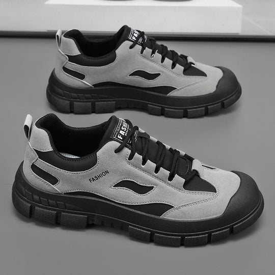 Damen Sportliche Sneakers mit robustem Sohlenprofil und atmungsaktiver Mesh-Oberfläche R&B