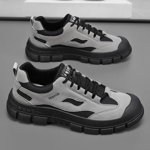 Damen Sportliche Sneakers mit robustem Sohlenprofil und atmungsaktiver Mesh-Oberfläche R&B