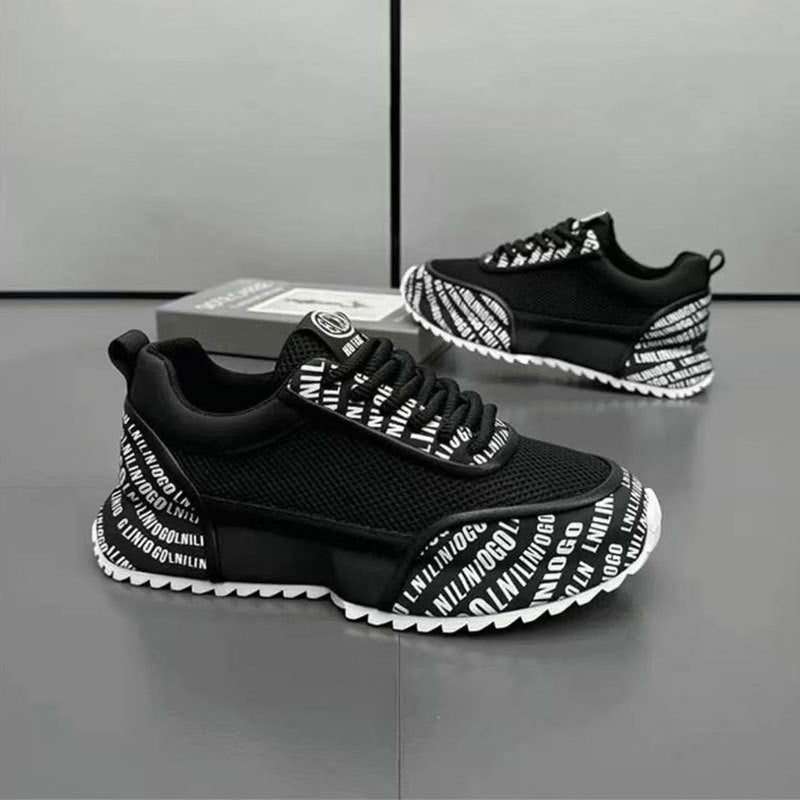 Damen Sportliche Sneakers mit atmungsaktivem Mesh und griffiger Sohle R&B