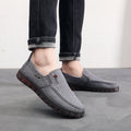 Damen bequeme Slip-On Schuhe aus atmungsaktivem Textilmaterial