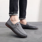 Damen bequeme Slip-On Schuhe aus atmungsaktivem Textilmaterial