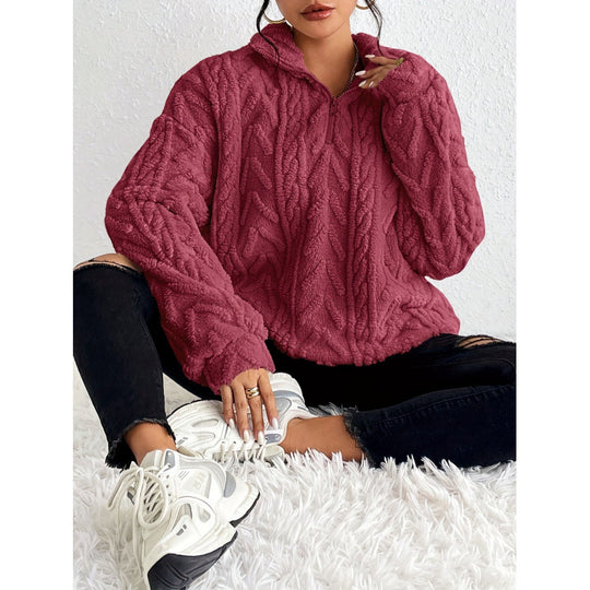 Damen Kuscheliger Kapuzenpullover R&B