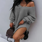 Damen Strickkleid