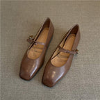 Damen Mary Jane Ballerinas mit edlem Riemenverschluss und komfortabler Sohle R&B