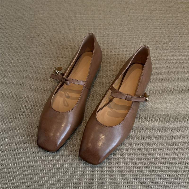 Damen Mary Jane Ballerinas mit edlem Riemenverschluss und komfortabler Sohle R&B