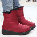 Damen Thermo-Winterstiefel mit rutschfester Sohle und isolierendem Innenfutter R&B