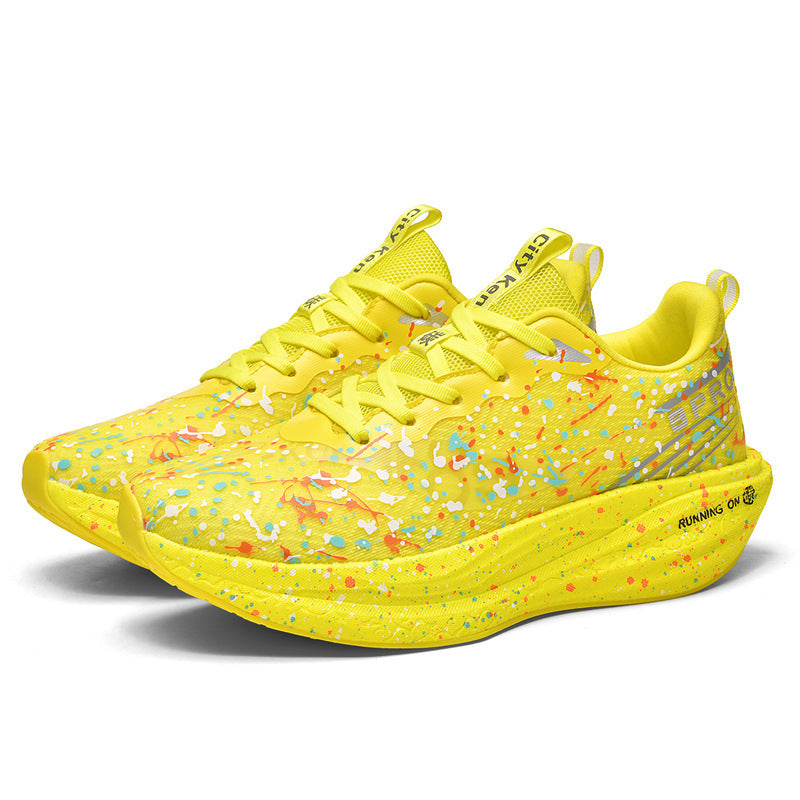 Damen High-Performance Laufschuhe mit atmungsaktiver Obermaterialstruktur und dämpfender Sohle R&B