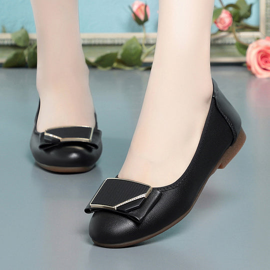 Damen Ballerinas mit elegantem Schleifenakzent und komfortablem Fußbett R&B
