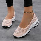 Damen Bunte Sneaker mit luftdurchlässiger Spitze