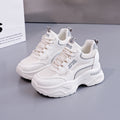 Damen Modische Sneakers mit dicker Plattform und atmungsaktiver Oberseite R&B