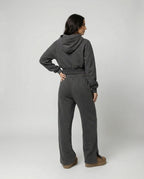 Damen Crop-Hoodie und Jogginghose Set R&B