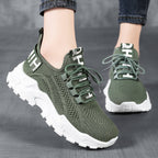 Damen Atmungsaktive Sneakers mit flexiblem Strickoberteil R&B