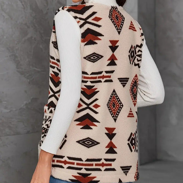 Damen Weste mit modischem Ethno-Design R&B