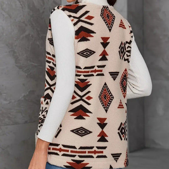 Damen Weste mit modischem Ethno-Design R&B