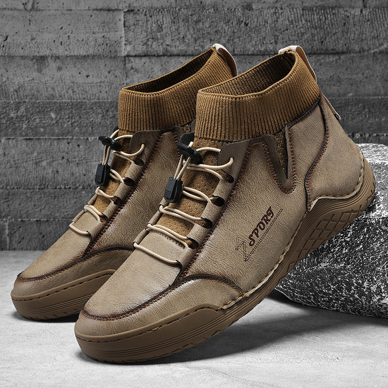 Herren Sportliche Winter-Wanderstiefel mit elastischem Knöchelbereich R&B