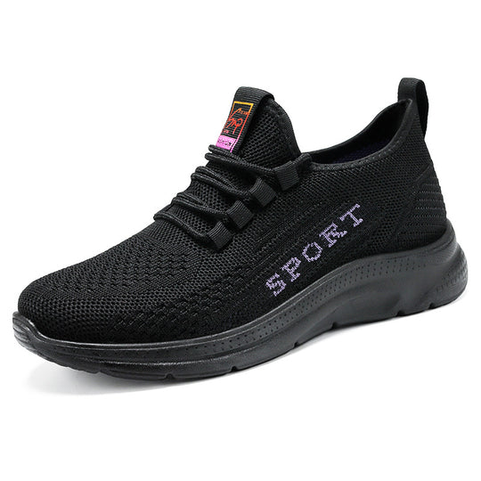 Damen Atmungsaktive Sport-Sneakers mit elastischem Obermaterial und dämpfendem Fußbett R&B