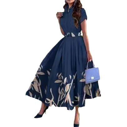 Damen Maxikleid mit schickem Floral-Design und tailliertem Schnitt R&B