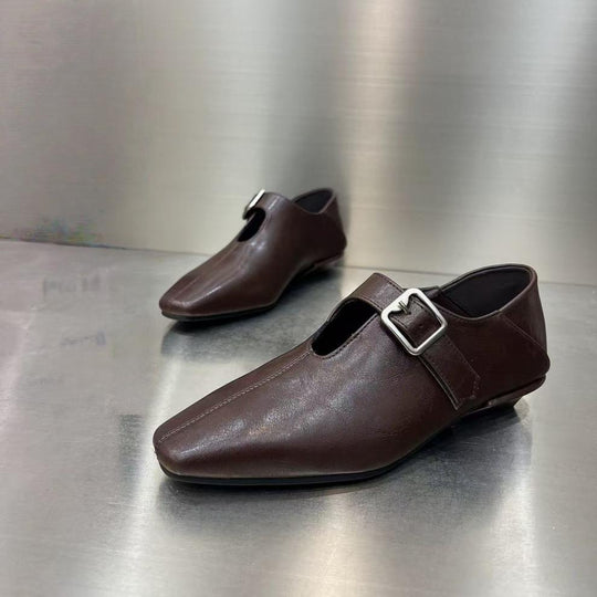Damen elegante Slipper mit modischer Schnalle R&B