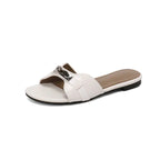 Damen elegante Zehentrenner-Sandalen mit modischem Akzent R&B