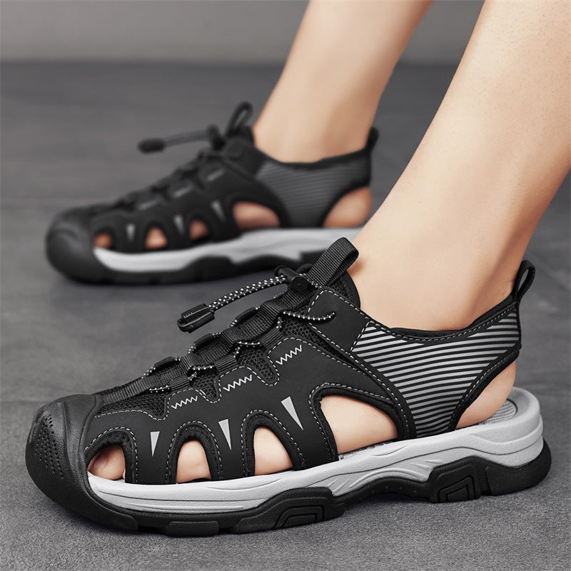 Damen Sportliche Sandalen mit ergonomischer Sohle und verstellbarem Schnürsystem
