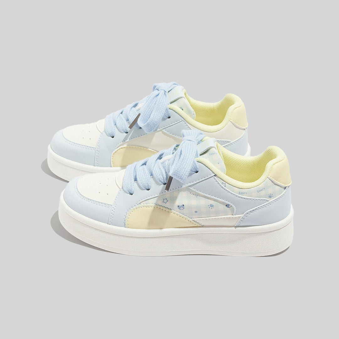 Damen Sneakers mit floralem Allover-Druck und bequemer Sohle R&B