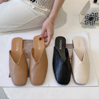 Damen offene Slipper mit modernem Kreuzschnitt und komfortabler Innensohle EB