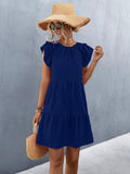 Damen Sommerkleid mit Rüschen R&B