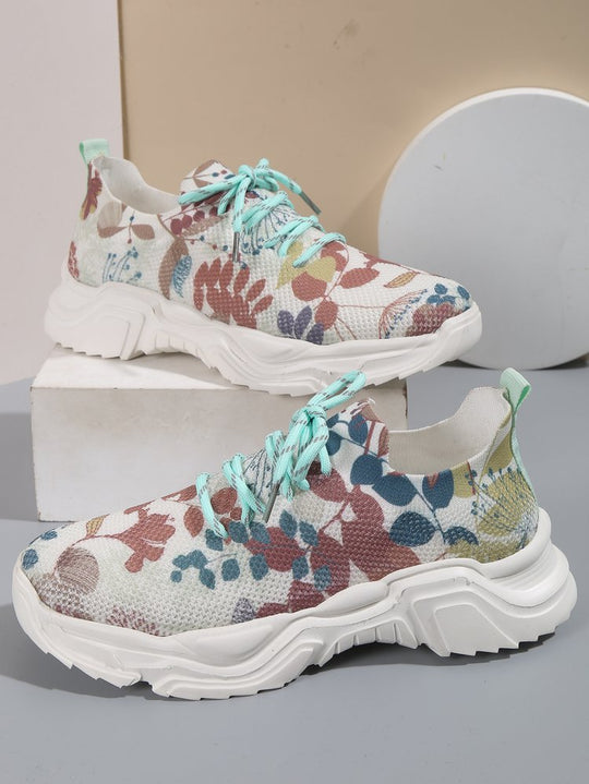 Damen Sportliche Sneakers mit atmungsaktivem Obermaterial R&B