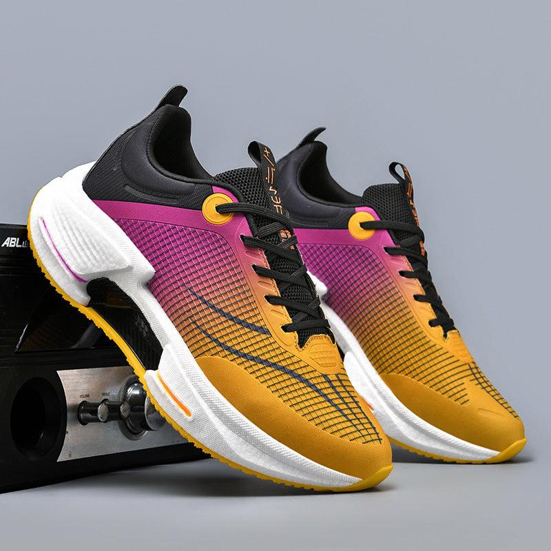 Damen sportliche Leichtathletik-Sneaker mit atmungsaktiver Mesh-Oberfläche R&B