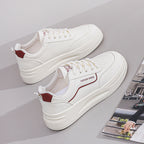 Damen Modische Sneakers mit dicker Laufsohle und atmungsaktiver Oberflächenstruktur R&B