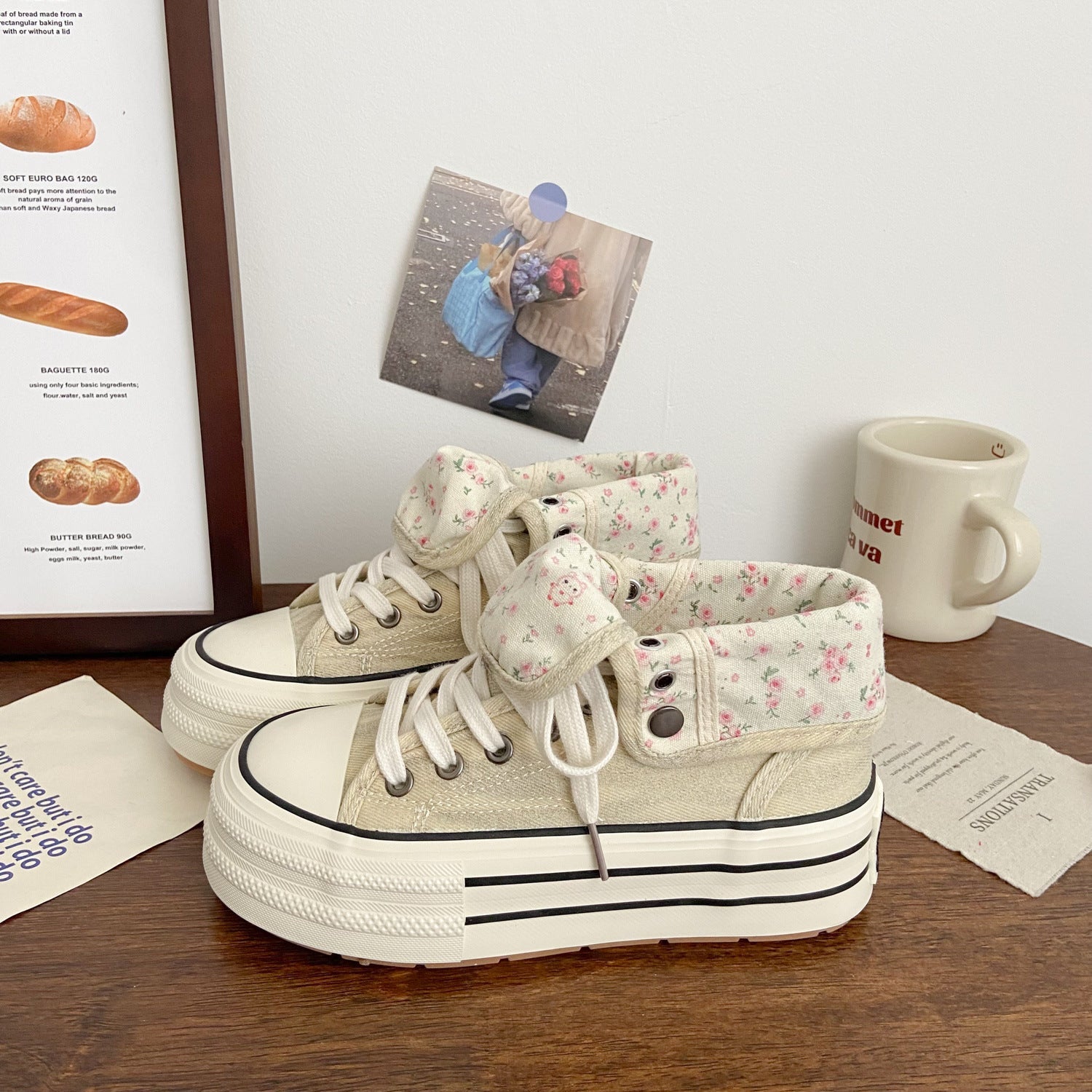 Damen Sportliche Sneakers mit atmungsaktivem Obermaterial und dämpfender Sohle