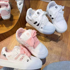 Damen Trendige Plattform Sneakers mit modischen Tiermotiven