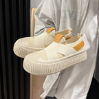 Damen Bequeme Slip-On Sneakers mit flexiblem Strickoberteil R&B