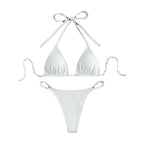 Damen Triangel-Bikini mit raffiniertem Bindesystem