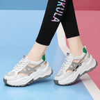 Damen Modische und komfortable Sneakers mit atmungsaktivem Mesh-Heel und stoßdämpfendem Fußbett R&B