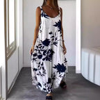 Damen Maxikleid mit floralem Design und fließendem Schnitt R&B