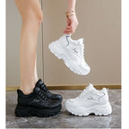 Damen Chunky Sneakers mit überdimensionaler Sohle und atmungsaktivem Material R&B