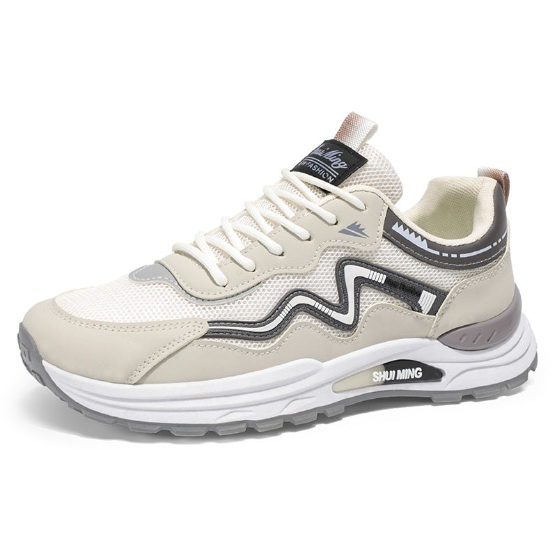 Damen Trendige Sneaker mit atmungsaktivem Mesh-Obermaterial und stoßdämpfender Sohle R&B
