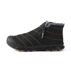 Damen gefütterte Winterboots mit rutschfester Sohle und praktischem Klettverschluss R&B